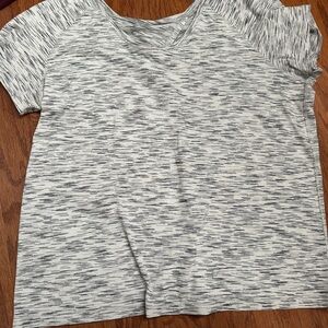 lululemon athletica Black and White Short Sleeve Tee